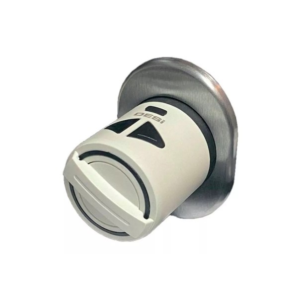 Փական անտեսանելի DESi Utopic Deadbolt, Սպիտակ - Օվալաձև, անփայլ - 8 Փական անտեսանելի DESi Utopic Deadbolt, Սպիտակ - Օվալաձև, անփայլ - 8