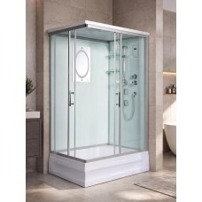 Լոգախցիկ WeltWasser WW500 LAINE XL 1204 120x90 սմ, ուղղանկյուն, ցածր տակդիր 24 սմ, թափանցիկ ապակի