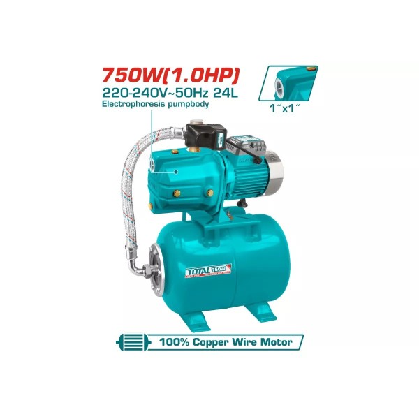Ջրի պոմպ ավտոմատ 750Վտ TOTAL TWP47506