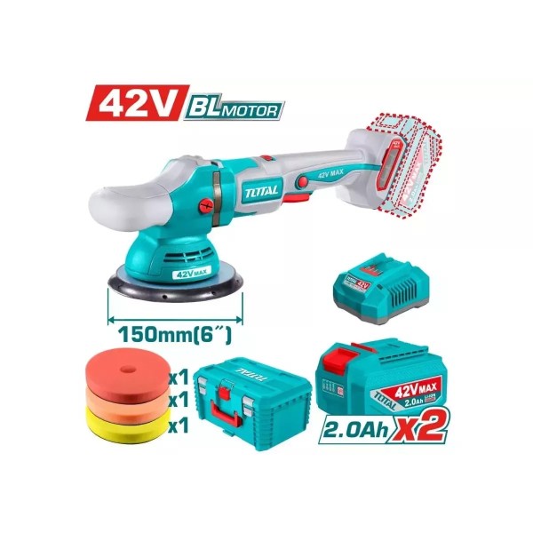 Փայլեցնող մեքենա 150մմ 42V 2Ah*2  TAPLI42152