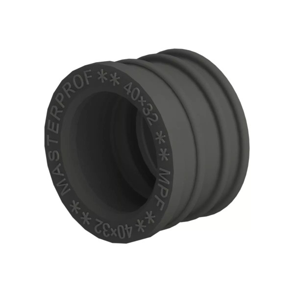 Կոյուղու մանժետ սև TEP 40x32 MPF, MP-U