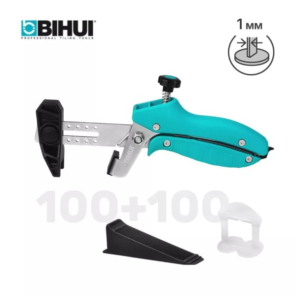 SVP հավաքածու (սեպ+սեղմիչ+աքցան), 1մմ, 100 հատ, BIHUI, BLSK1