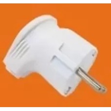 Ellight թեք խրոց հողանցումով 10/16A 230V սպիտակ 1/480