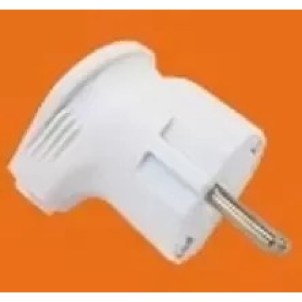 Ellight թեք խրոց հողանցումով 10/16A 230V սպիտակ 1/480