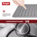 Վերին ցնցուղի գլխիկ Raglo R451.55.09 արևադարձային ցնցուղ 300*300 մմ, չժանգոտվող պողպատ, գրաֆիտ