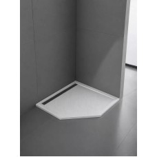 Լոգախցիկի տակդիր WeltWasser WW TRP 100 STONE-WT 100x100x3 սմ, բազմանկյուն, արհեստական քար