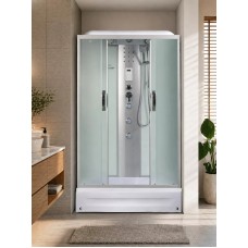 Լոգախցիկ RIVER SENA 120/80/24 МТ 120x80 սմ, ուղղանկյուն, միջին տակդիր 24 սմ, փայլատ ապակի