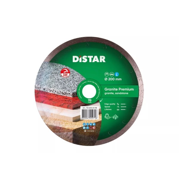 Սկավառակ ալմաստե գրանիտի, ավազաքարի Distar 1A1R 200 Granite Premium 11320061015