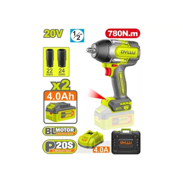 Մարտկոցային հարվածային մանեկադարձիչ DYLLU DTCD1B785