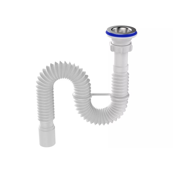 Aquant Սիֆոն-գոֆրե (գլխիկով)  1 1/4*40  (320mm-860mm)