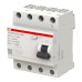 RCD (մնացորդային հոսանքի անջատիչ) ABB FH204 AC-40/0.03, 4P, 40 A, 30 mA, AC տեսակ