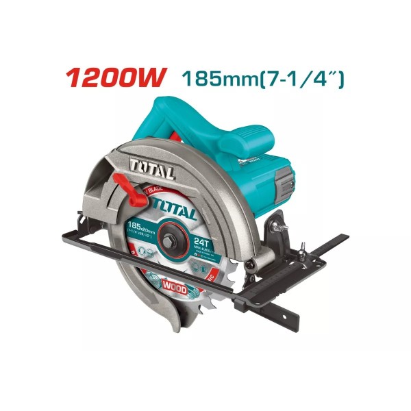Սկավառակային սղոց  TOTAL TS11218576 1200Վտ 185մմ