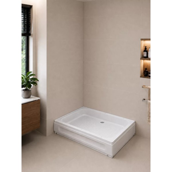 Լոգախցիկի տակդիր WEMOR 90/70/24 S 90x70x24 սմ, ուղղանկյուն, ABS-պլաստիկ