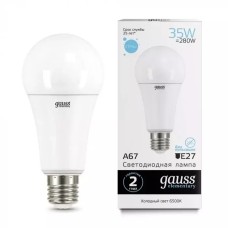 Gauss լամպ E27 Elementary A67 35W 6500K 2790Lm 1/10/50