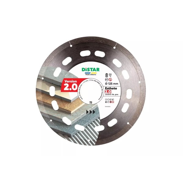 Սկավառակ ալմաստե կերամոգրանիտի Distar 1A1R 125 Esthete 2.0 10126024010