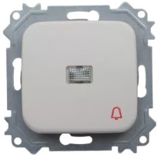 Անջատիչ  զանգի 1 տեղ փղոսկր G805 TITAN