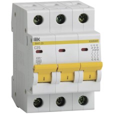 Ավտոմատ անջատիչ 3P C 25 A IEK