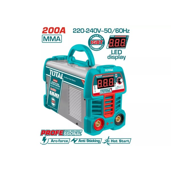 Եռակցման սարք (ինվենտոր) MMA TOTAL TW220069 200Ա Եռակցման սարք (ինվենտոր) MMA TOTAL TW220069 200Ա