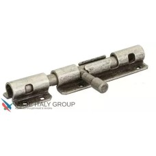 Մղլակ  դռան  ALDEGHI 263FA10, 100մմ, կախովի կողպեքի անցքով, հնաոճ արծաթ