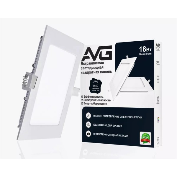 Led պանել քառակուսի ներքին 18W-6K (W)  (20)