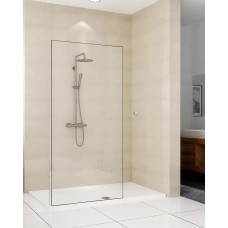 Լոգախցիկի դուռ WeltWasser WW400 100B 100x183 սմ, ուղղանկյուն, ճոճվող դուռ, թափանցիկ ապակի 6 մմ, քրոմ