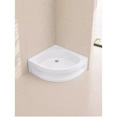 Լոգախցիկի տակդիր WEMOR 70/24 C 70x70x24 սմ, կիսաշրջան, ակրիլ