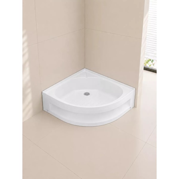 Լոգախցիկի տակդիր WEMOR 70/24 C 70x70x24 սմ, կիսաշրջան, ակրիլ