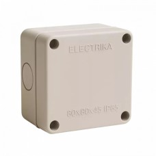 Electrica պլաստմասե արկղ 80x80x45մմ մոխրագույն 1/36
