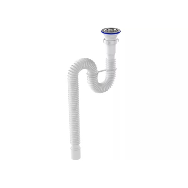 Aquant Սիֆոն-գոֆրե (գլխիկով) 1 1/2*40 (400mm-1,230mm)