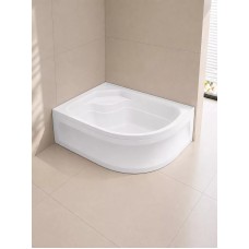 Լոգախցիկի տակդիր WEMOR 100/80/44 L 100x80x44 սմ, ասիմետրիկ, ձախ, ABS-պլաստիկ