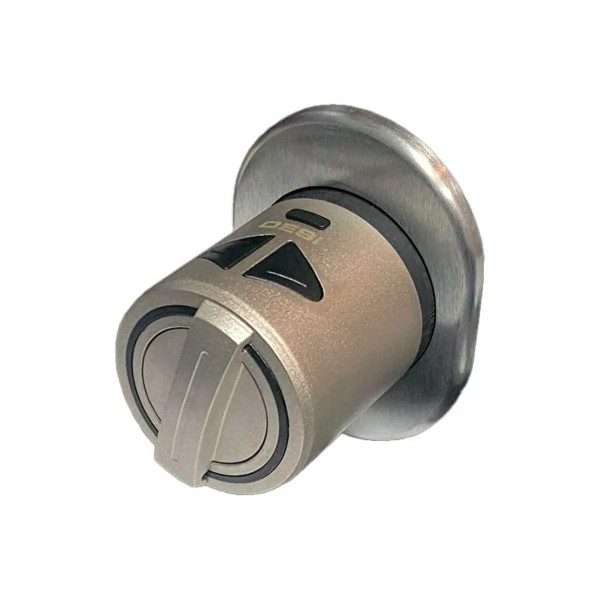 Փական անտեսանելի DESi Utopic Deadbolt, Արծաթագույն - Օվալաձև, անփայլ քրոմ - 8 Փական անտեսանելի DESi Utopic Deadbolt, Արծաթագույն - Օվալաձև, անփայլ քրոմ - 8