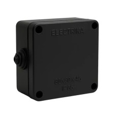 Electrica պլաստմասե արկղ 80x80x45մմ սև