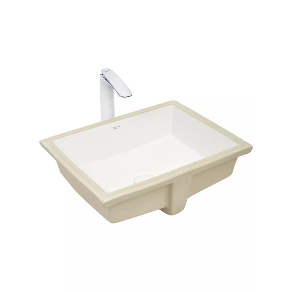 Ներկառուցվող լվացարան WeltWasser WW DEILBACH 6068 49.5x39x17 սմ, սպիտակ փայլուն