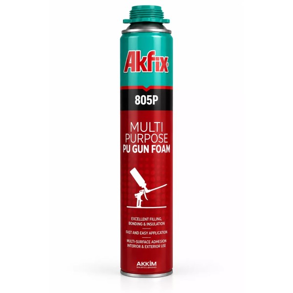 Շինարարական փրփուր  750մլ`ատրճանակով AKFIX 805P