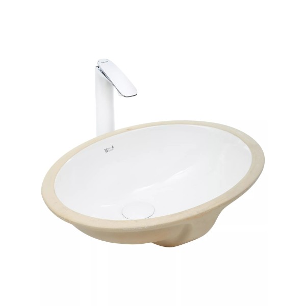 Կախովի լվացարան WeltWasser WW DEILBACH 6022 47x39x19 սմ, սպիտակ փայլուն