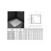 Լոգախցիկի տակդիր WeltWasser WW TRS 90 STONE-WT 90x90x3 սմ, քառակուսի, արհեստական քար Լոգախցիկի տակդիր WeltWasser WW TRS 90 STONE-WT 90x90x3 սմ, քառակուսի, արհեստական քար