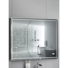 Հայելի LED լուսավորությամբ WeltWasser LANZO 6080-2 60x80 սմ, հակամշուշով, ժամացույցով