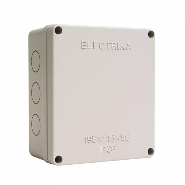 Electrica պլաստմասե արկղ 195x145x85մմ մոխրագույն