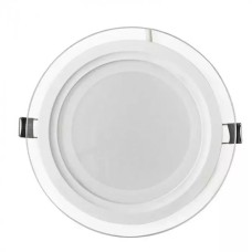 Ellight լուսատու Glass ապակյա ներկառուցվող 18W 4100K կլոր 1/30