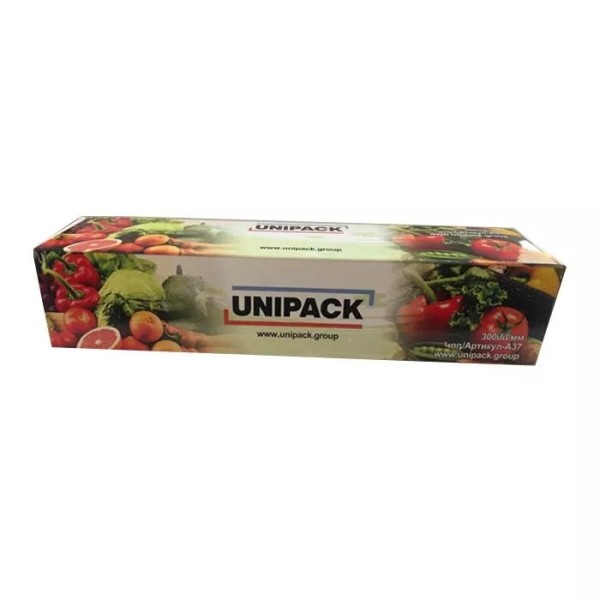 UA37 Ստրեչ թաղանթ 30սմ-300մ տուփով դանակով UNIPACK