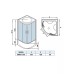 Լոգախցիկ WeltWasser WW500 EMMER 15055-2 150x150 սմ, քառորդ շրջան, բարձր տակդիր 55 սմ, թափանցիկ ապակի Լոգախցիկ WeltWasser WW500 EMMER 15055-2 150x150 սմ, քառորդ շրջան, բարձր տակդիր 55 սմ, թափանցիկ ապակի