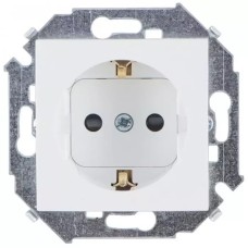 Simon15 վարդակ հողանցումով սպիտակ 16А (1/20)
