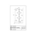 Ծխնի ներփորովի Apecs 120x80-B4-Steel-AB-Blister 00015790