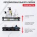 Լոգարանի և ցնցուղի դարակ Raglo R340.03.06 ուղիղ, 400 մմ, սև