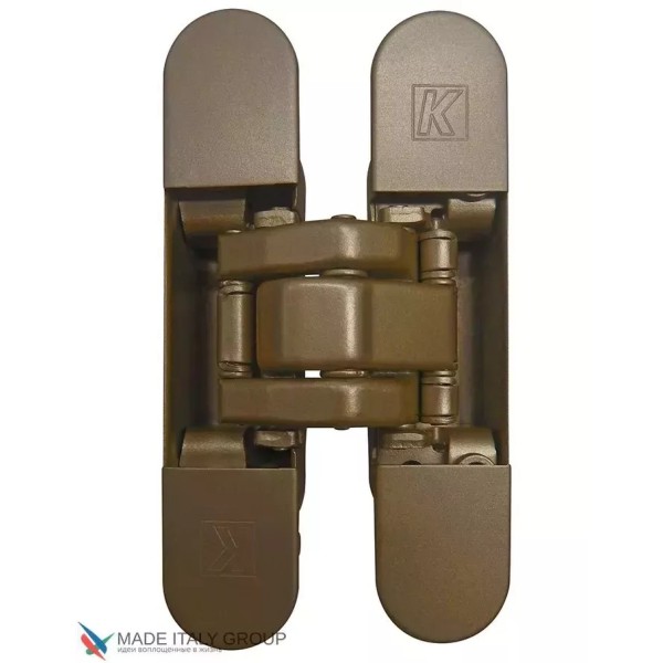 Ծխնի թաքնված ունիվերսալ KUBICA K8060 ATOMIKA SLIM DXSX BR, բրոնզ (60 կգ)