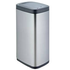 Աղբի դույլ WeltWasser WW OPAL MT 38L 38 լ, սենսորային, փայլատ քրոմ, չժանգոտվող պողպատ