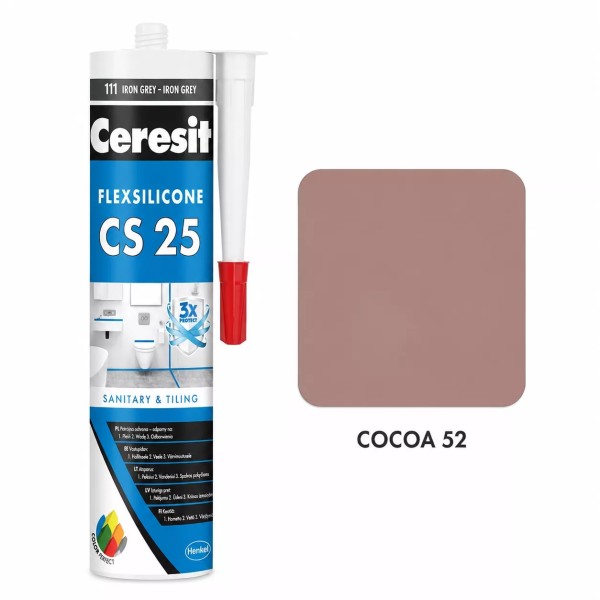 Ceresit CS 25 Cocoa սիլիկոն 280մլ
