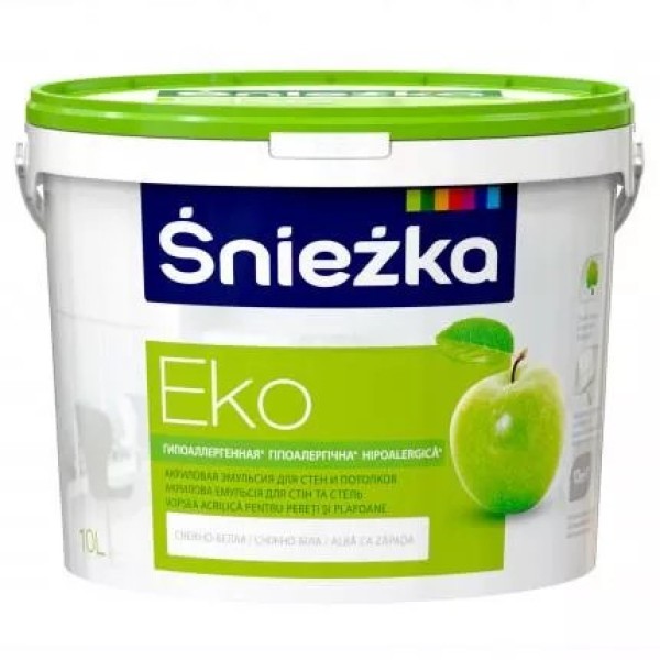 Snejka ներկ ջրային հիմքով EKO 10լ Snejka ներկ ջրային հիմքով EKO 10լ