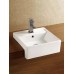 Կախովի լվացարան WeltWasser WW DEILBACH 4010 41x41x15 սմ, սպիտակ փայլուն