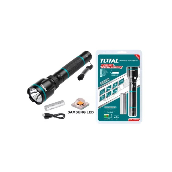 Լապտեր TOTAL TCFL186503 400 լյումեն Լապտեր TOTAL TCFL186503 400 լյումեն